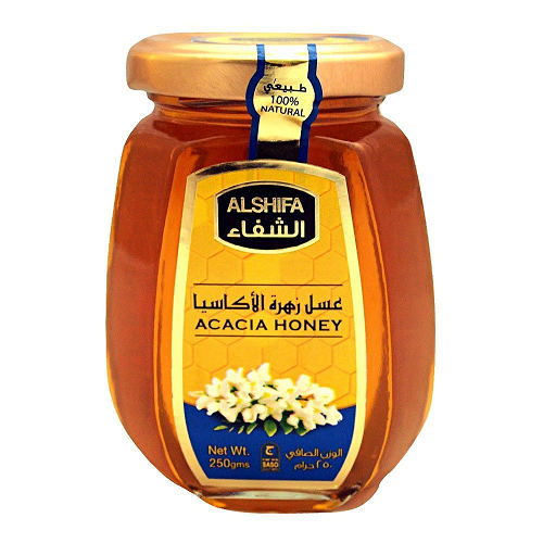 http://atiyasfreshfarm.com/storage/photos/1/Products/Grocery/Alshifa Acacia Honey 250gm.png